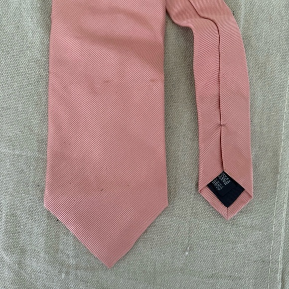 Vintage Fabio Ferretti Pink 100% Silk Made in Italy Necktie - Picture 5 of 5
